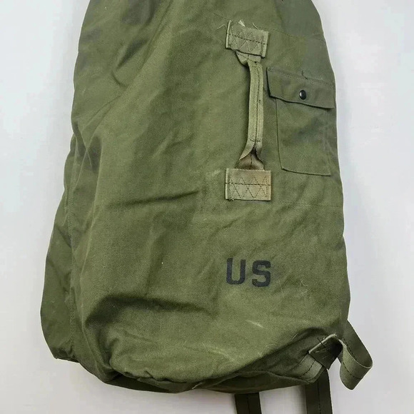 Vintage Military US Olive Drab Backpack - Picture 2 of 6